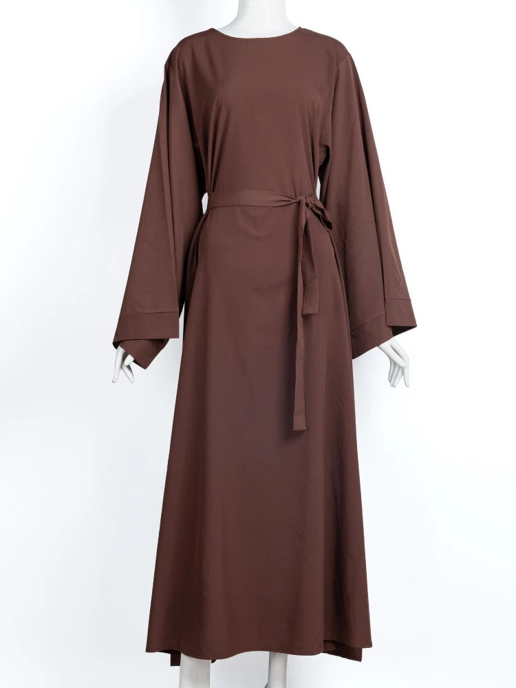 Autumn Elegant Women Muslim Dress Abaya.