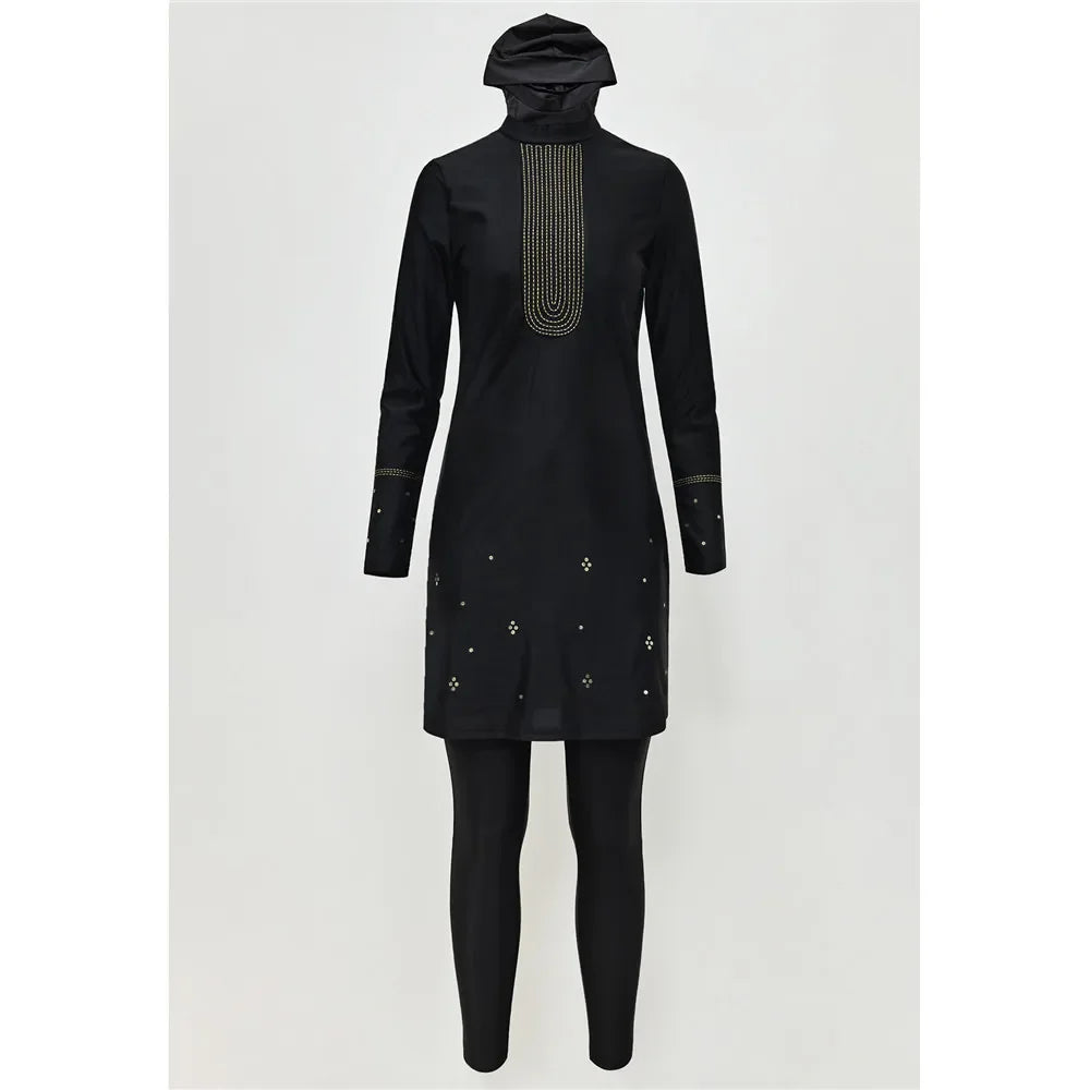 Swimwear with Hijab, Modest Swimwear, Islamic Swimwear, Muslim Women's