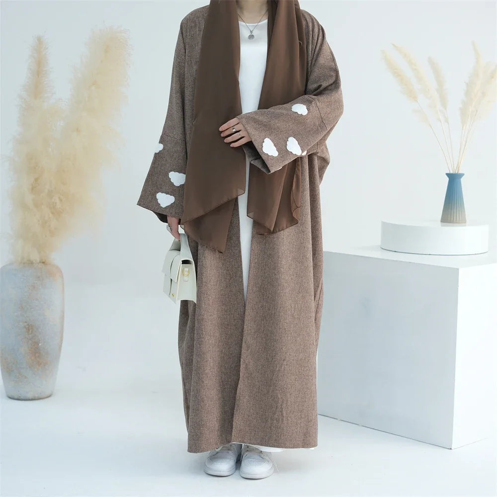 Abaya elevates your modest fashion with this cozy-chic abaya.