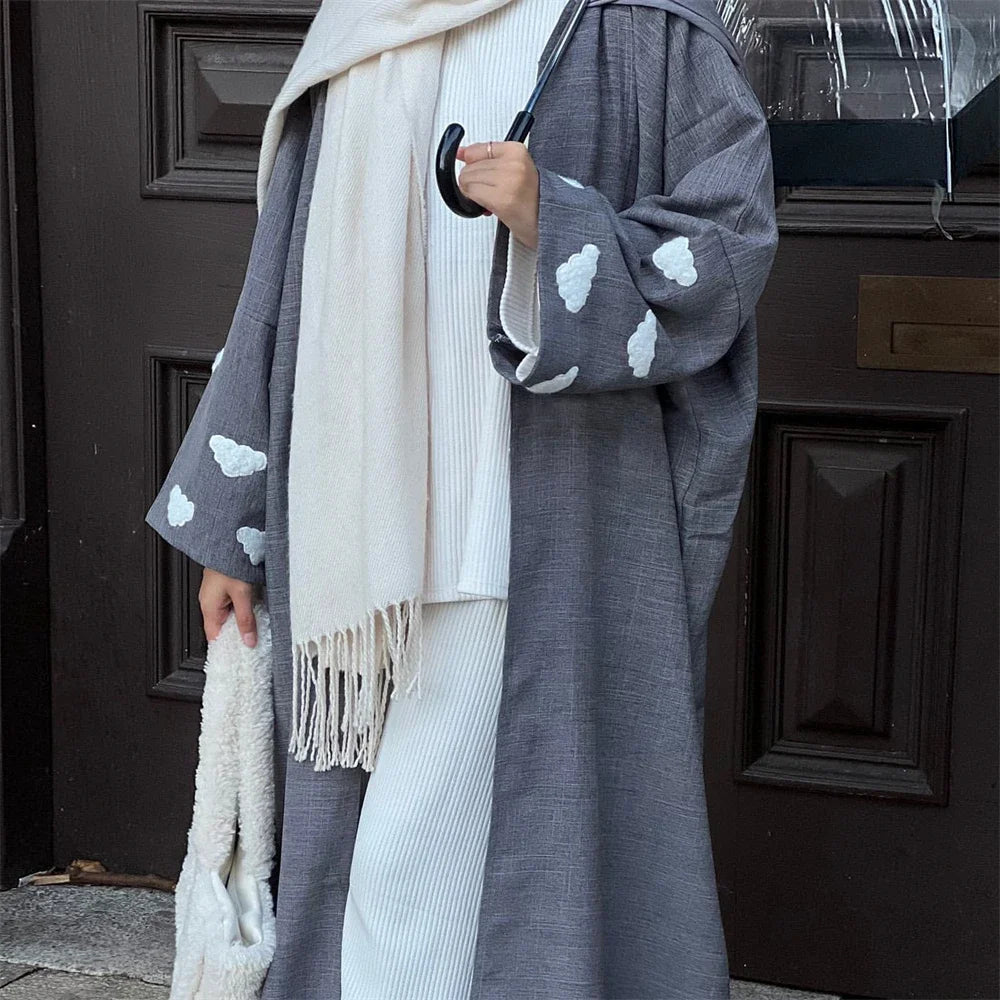 Abaya elevates your modest fashion with this cozy-chic abaya.