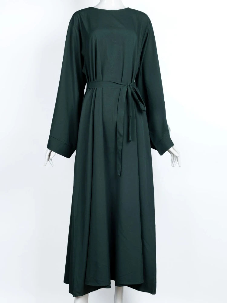 Autumn Elegant Women Muslim Dress Abaya.