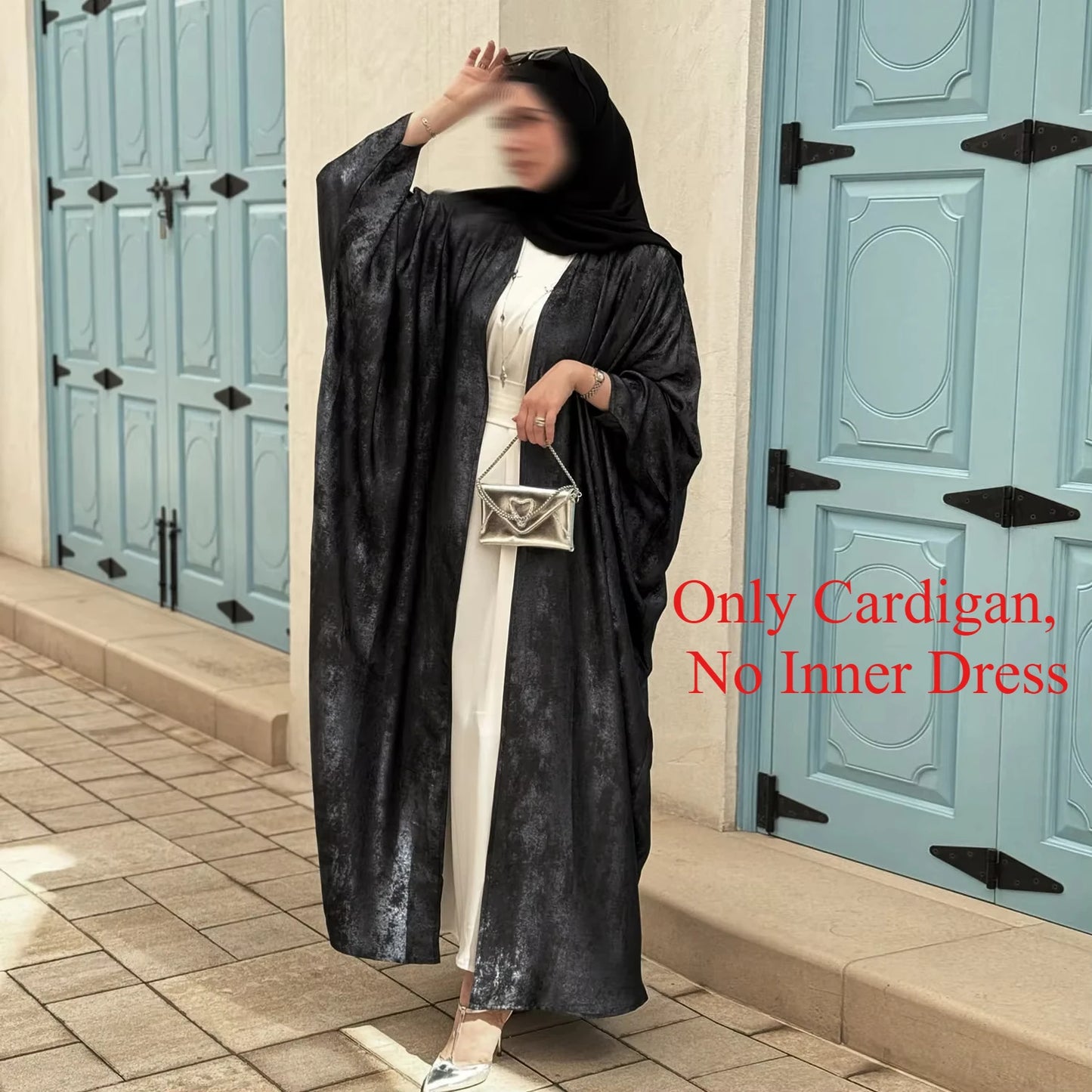 Abayas Open Front Cardigan.