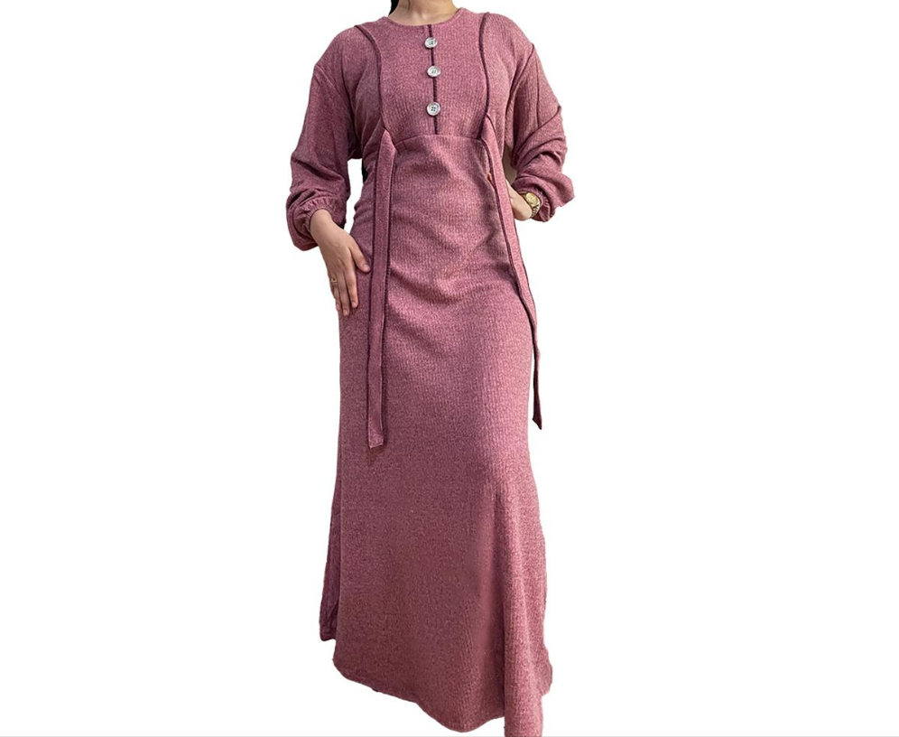 Islamic Egyptian Cotton Arabic Abaya Galabeya Jilbab Dress Muslim Galabya Hijab Hand made embroidery