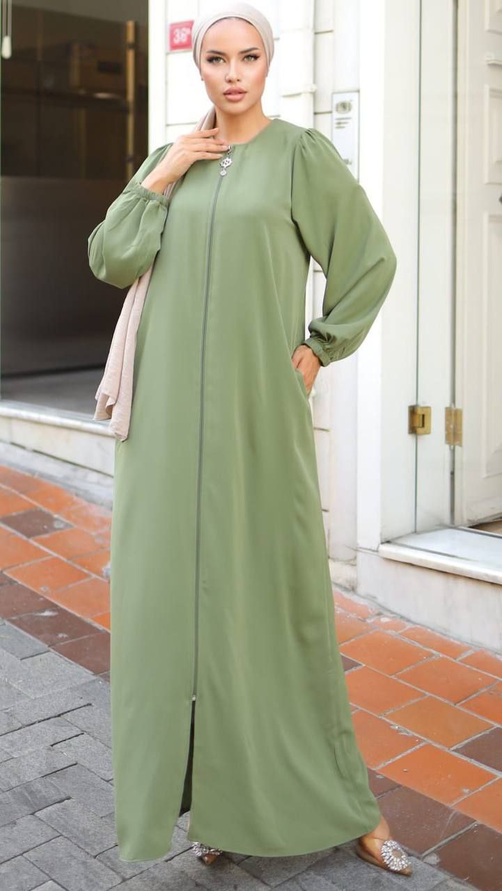 Classic Abaya Dress – Polyester Weaving Fabric