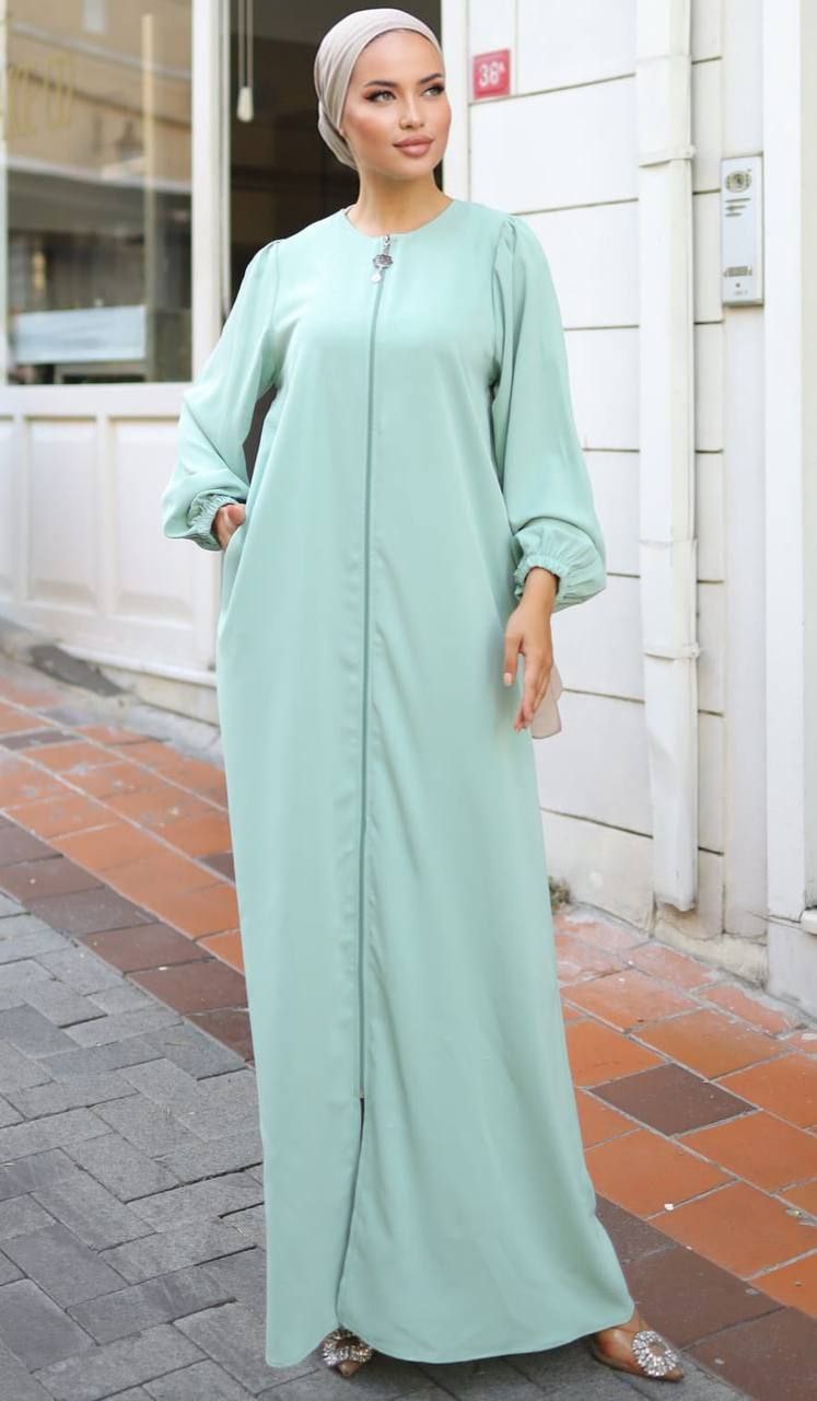 Classic Abaya Dress – Polyester Weaving Fabric