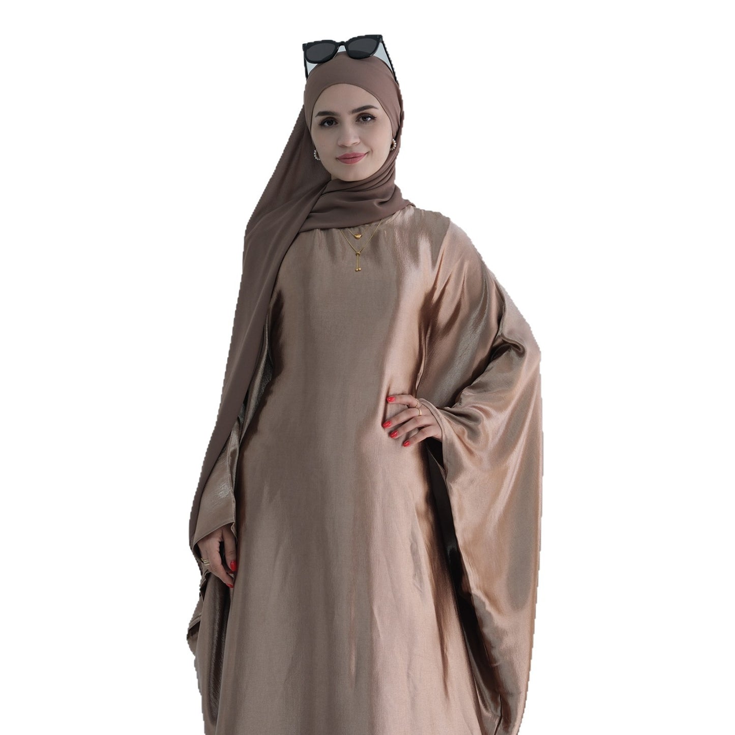Elegant 2-Piece Abaya Set with Hijab – Soft, Modest & Comfortable