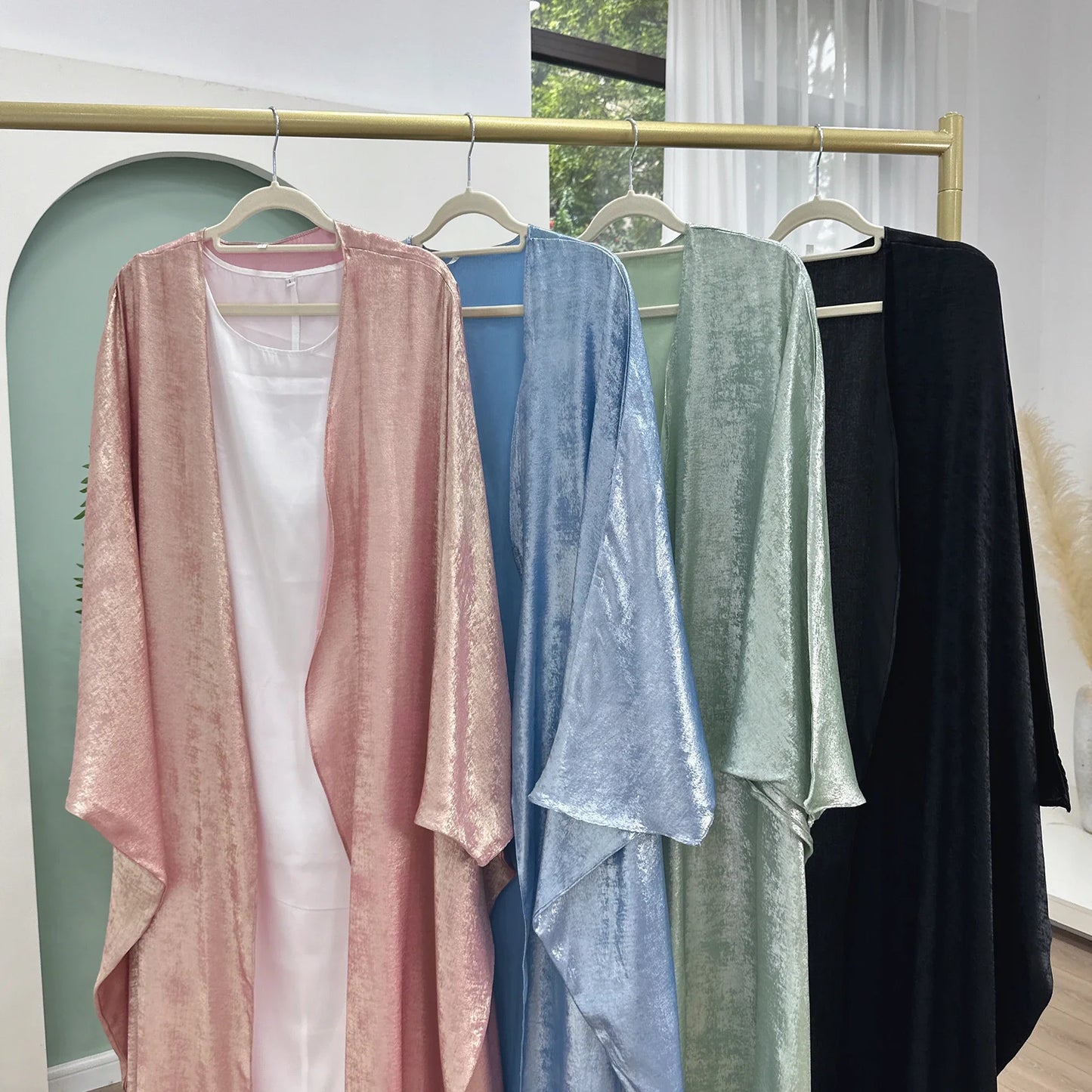 Abayas Open Front Cardigan.