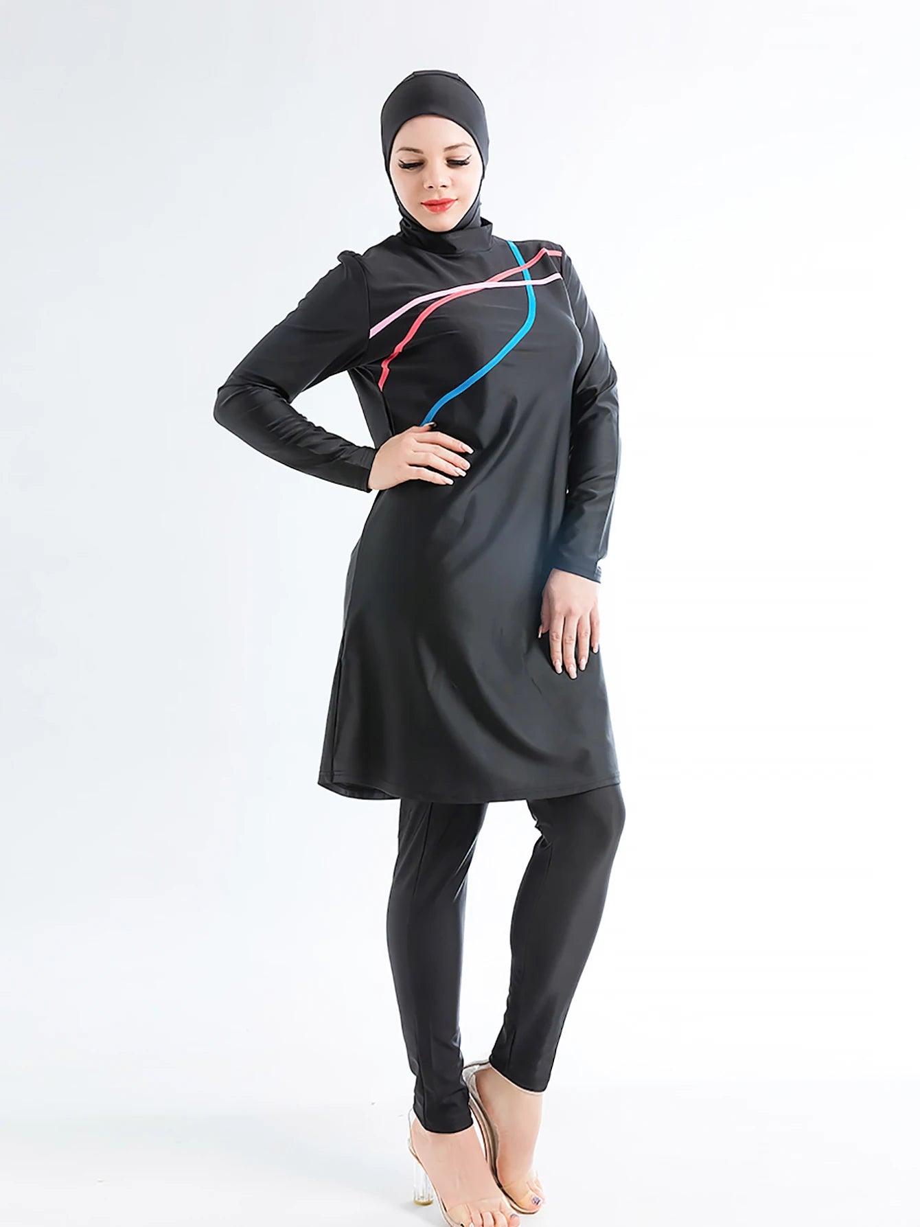 Swimwear with Hijab, Modest Swimwear, Islamic Swimwear, Muslim Women's