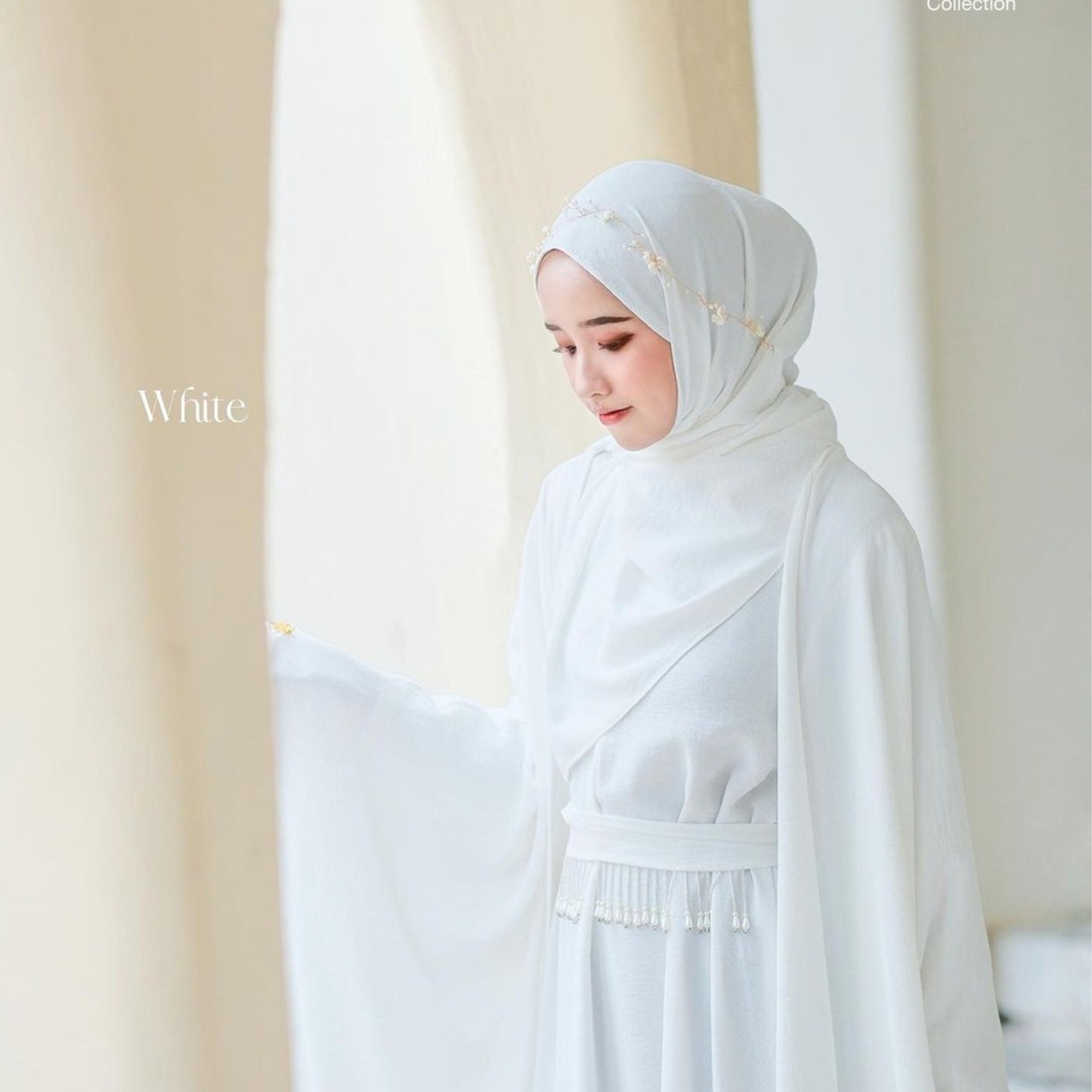 Muslim Wedding Dress, Islamic Dress, Bridesmaid Dress, Kaftan White, Islamic Wedding Attire, Nikkah Dress, Muslim Abaya, Dress for eid