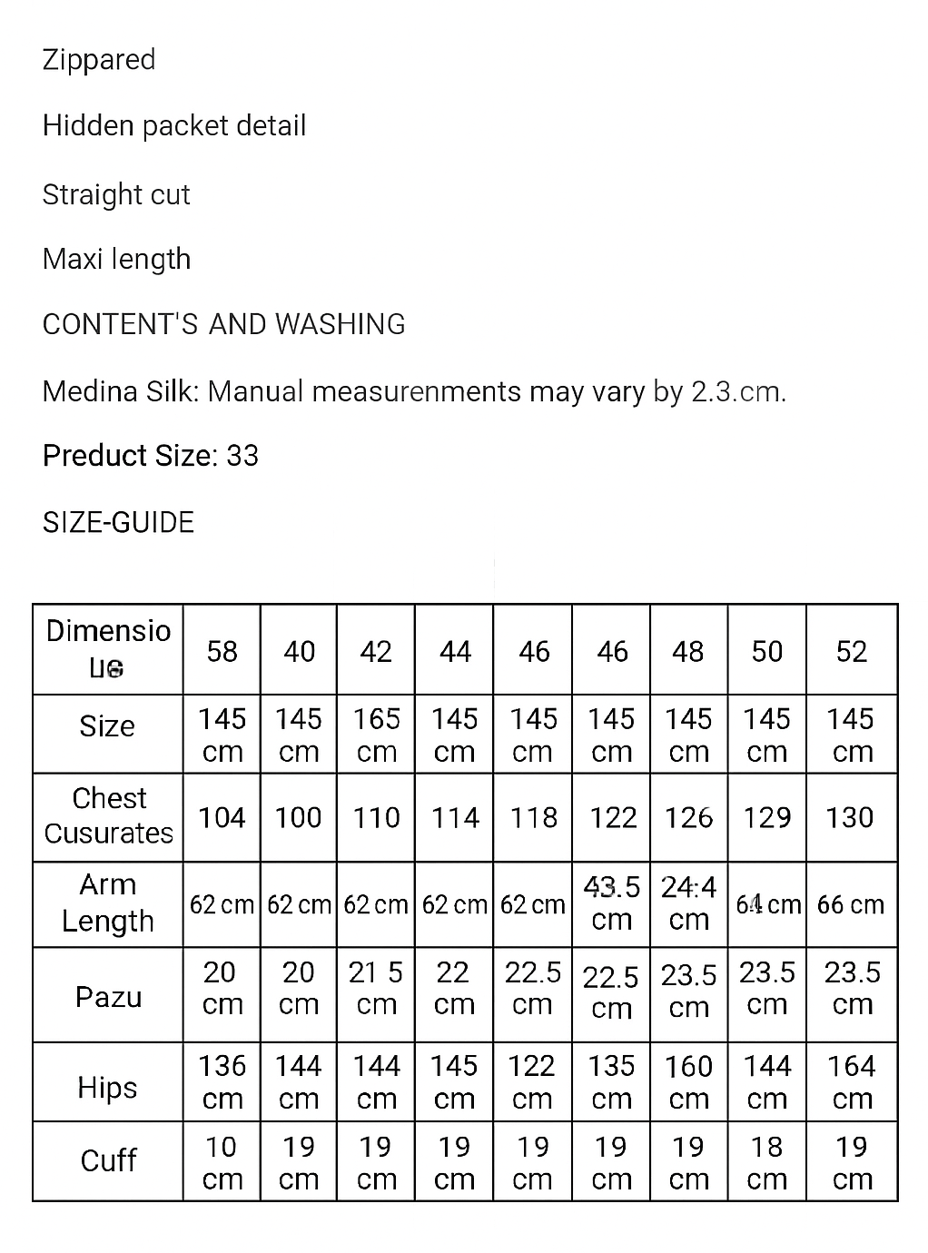 Luxury Long Dress – High-quality fabric