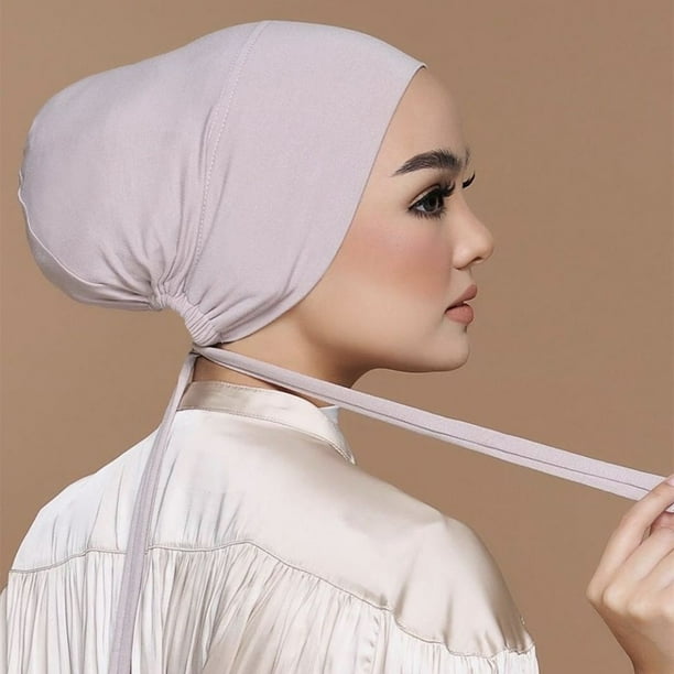 Soft Modal Muslim Turban – Tie Under Cap, Islamic Hijab Underscarf