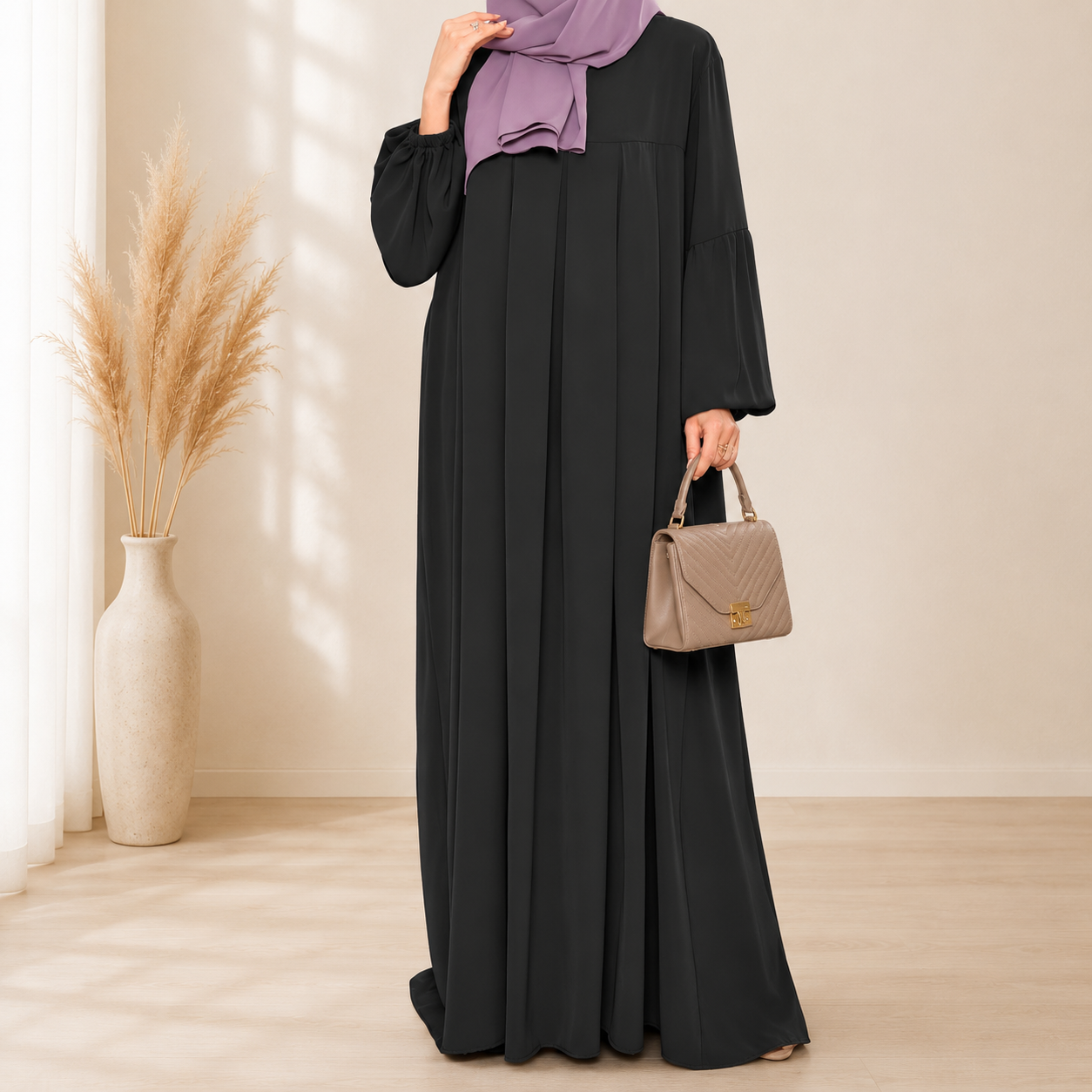 Abaya Elegant | Loose Fit Modest Dress | Muslim Fashion