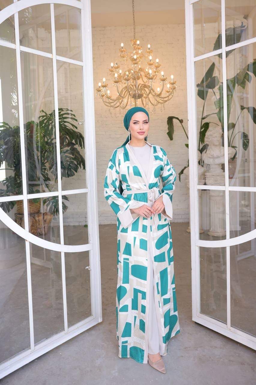Chic Open Abaya – Flowing high-quality fabric