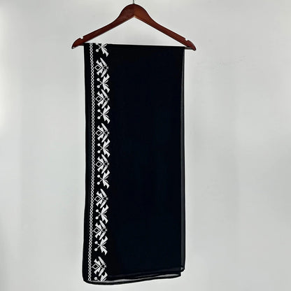 Classic Fashion Embroidered Abaya Hijab Dress with Long Sleeves.