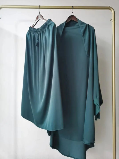 Jilbab with Khimar – 2-Piece Prayer Garment Dress Suit for Women