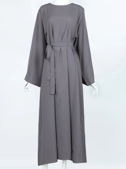 Autumn Elegant Women Muslim Dress Abaya.