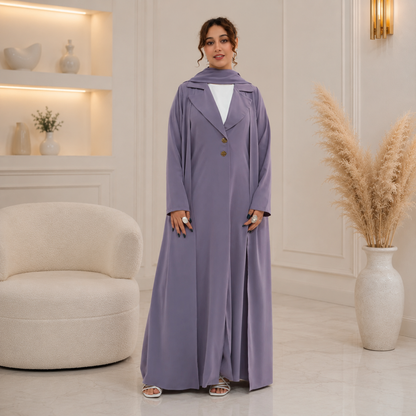 Elegant Open Abaya