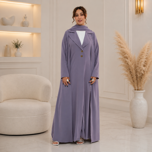 Elegant Open Abaya