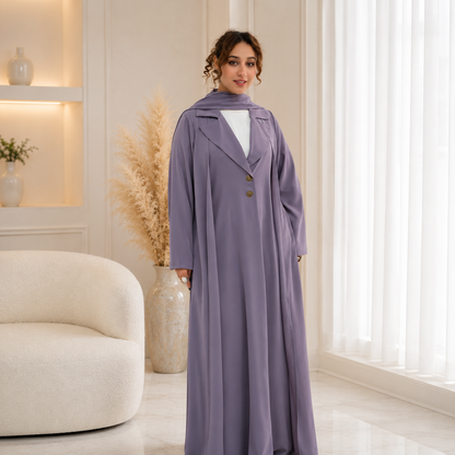 Elegant Open Abaya