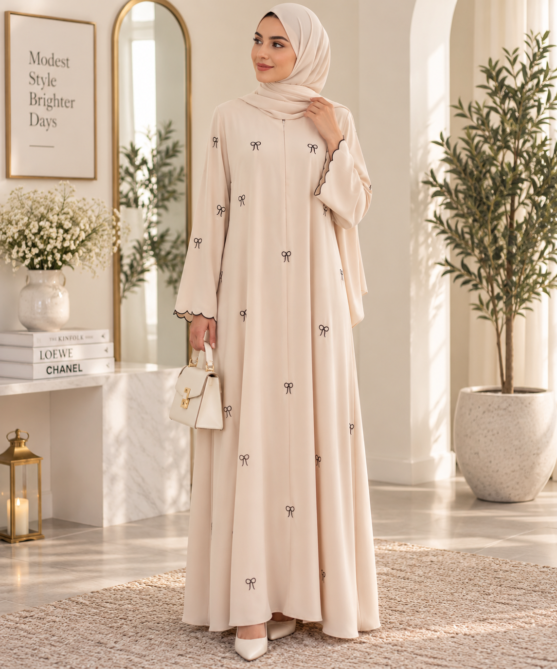 New Nida Embroidery Abaya