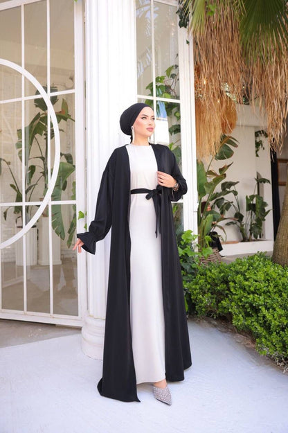 Premium open Abayas, crafted from high-quality fabrics