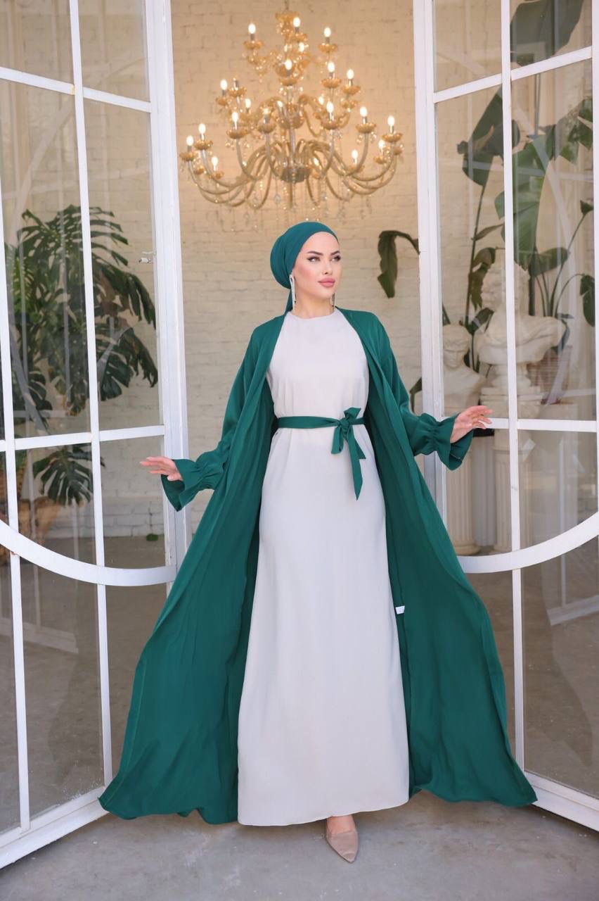 Premium open Abayas, crafted from high-quality fabrics