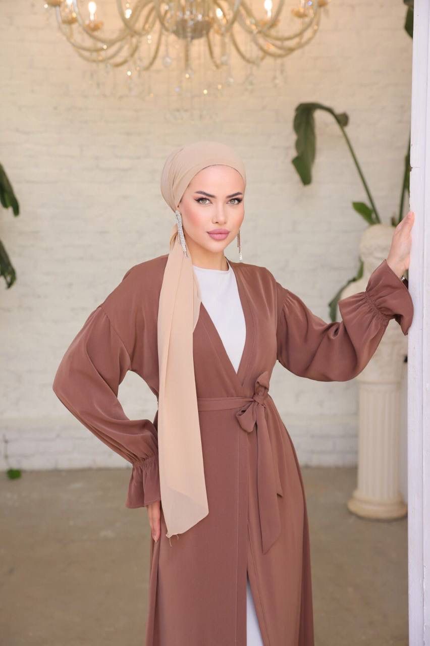 Premium open Abayas, crafted from high-quality fabrics