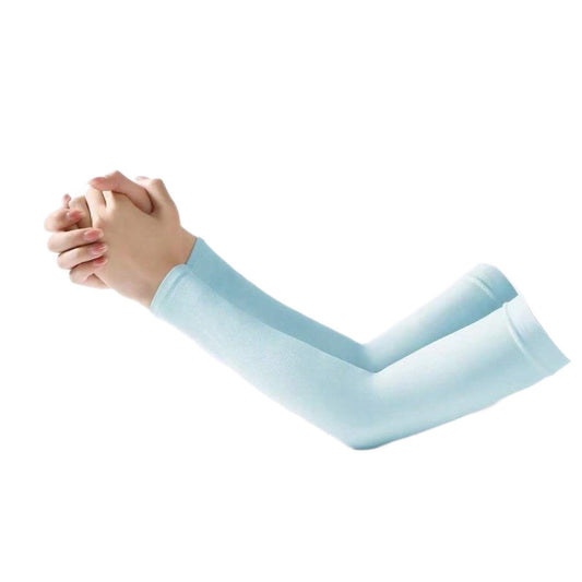 Fashionable summer unisex cool sleeves, suitable for outdoor cycling, ice silk sun protection sleeves