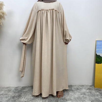 Elegant Pleated Abaya