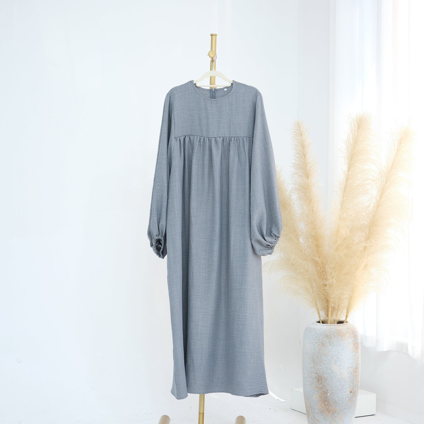 Breastfeeding Abaya: Comfortable Modest Full-Length Loose Fit Dress
