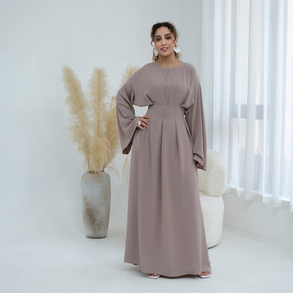Elegant Batwing Sleeve Modest Abaya – Relaxed Fit Maxi Dress