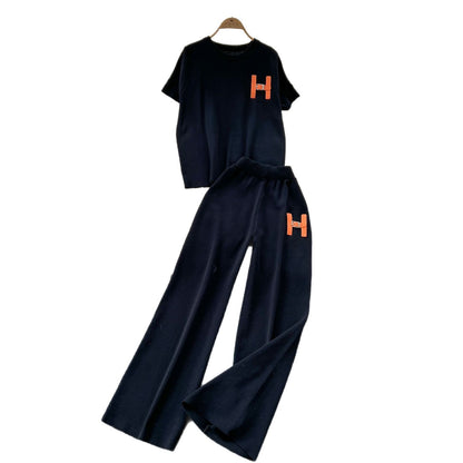 Elegant Two-Tone Knit  Set – Modest Chic Matching Outfit