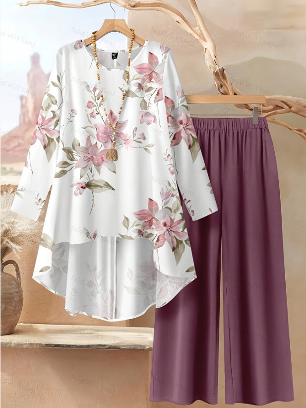 Two-Piece Suit Long-Sleeved Pants