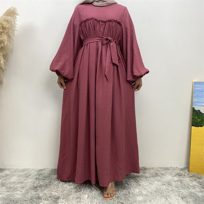 Elegant Pleated Abaya