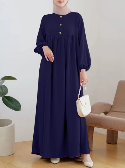 Elegant Modest Maxi Abaya Dress