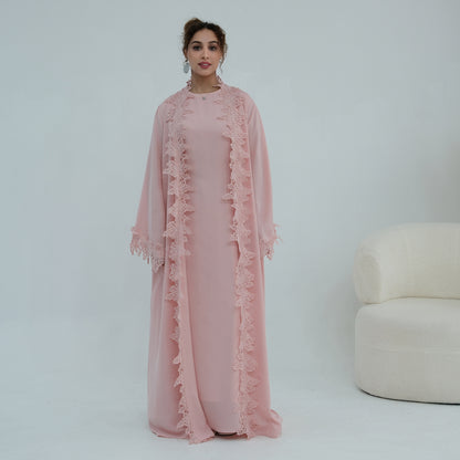 Elegant Embroidered Abaya – Premium Modest Maxi Dress