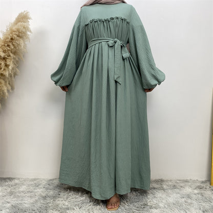 Elegant Pleated Abaya