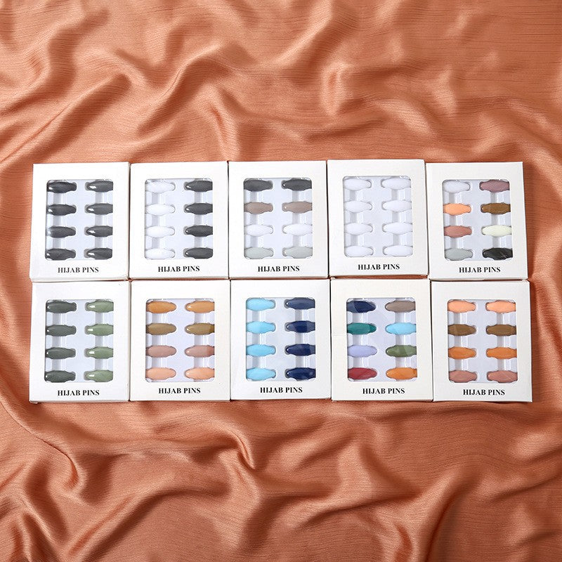 Secure Hijab Fastening Pins – Multi Color Set