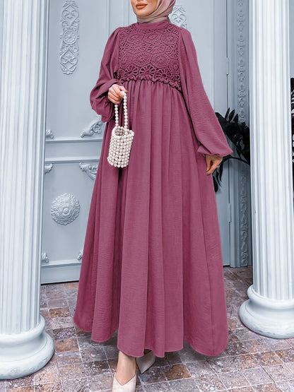 Elegant Embroidered Maxi Dress