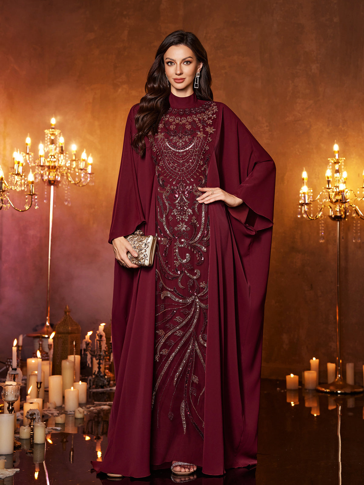 Royal Embroidered Luxury Abaya