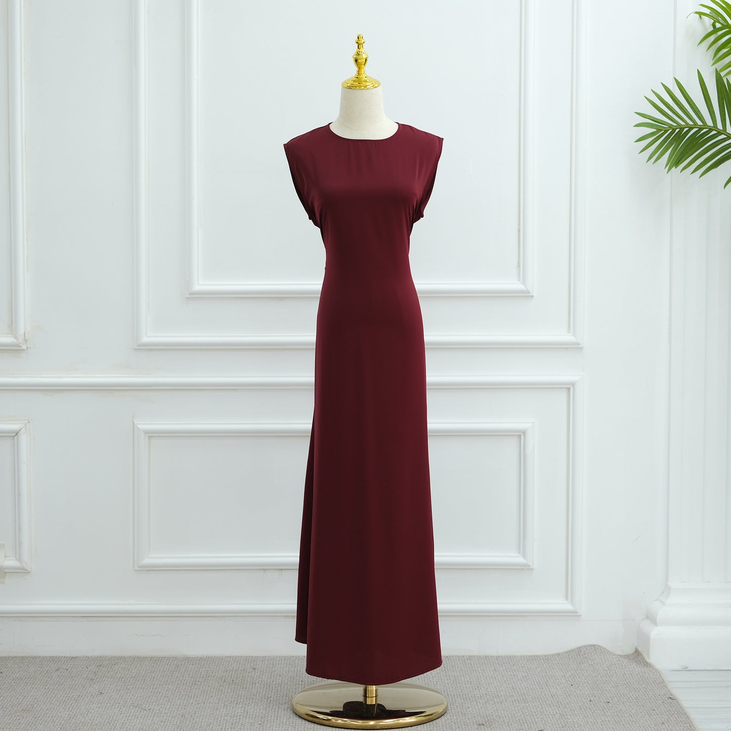 Elegant Cotton Maxi Dress – Lightweight Summer