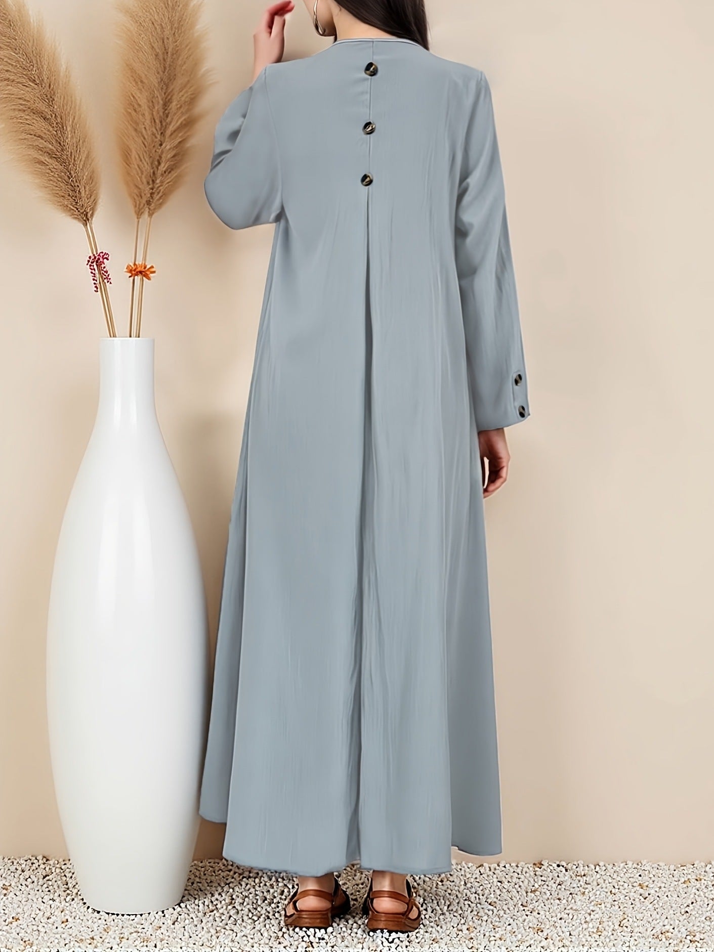 Abaya Textured Modest Style