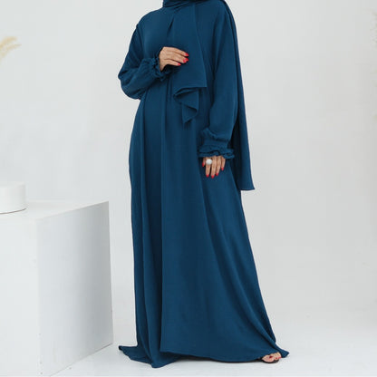 Elegant Loose-Fit Modest Abaya – Full-Length Islamic Dress