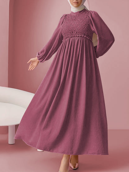 Elegant Embroidered Maxi Dress