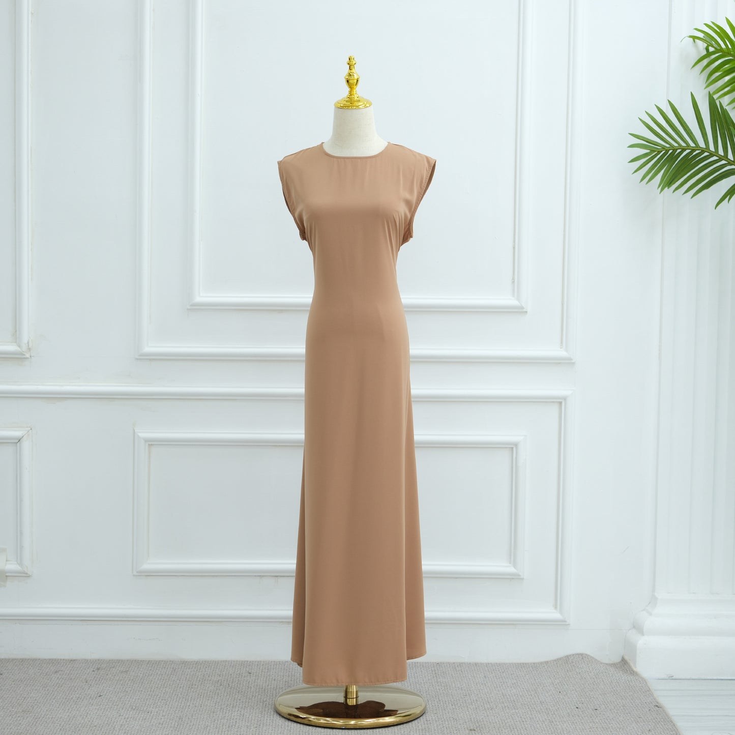 Elegant Cotton Maxi Dress – Lightweight Summer