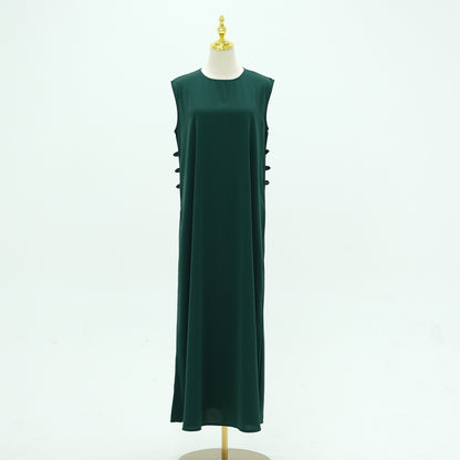 Elegant Cotton Maxi Dress – Lightweight Summer