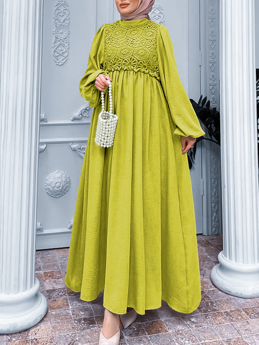 Elegant Embroidered Maxi Dress