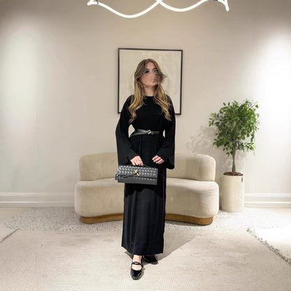 Fashion 2026 Autumn New Lazy Style Loose Thick Sweater Knitted Dress