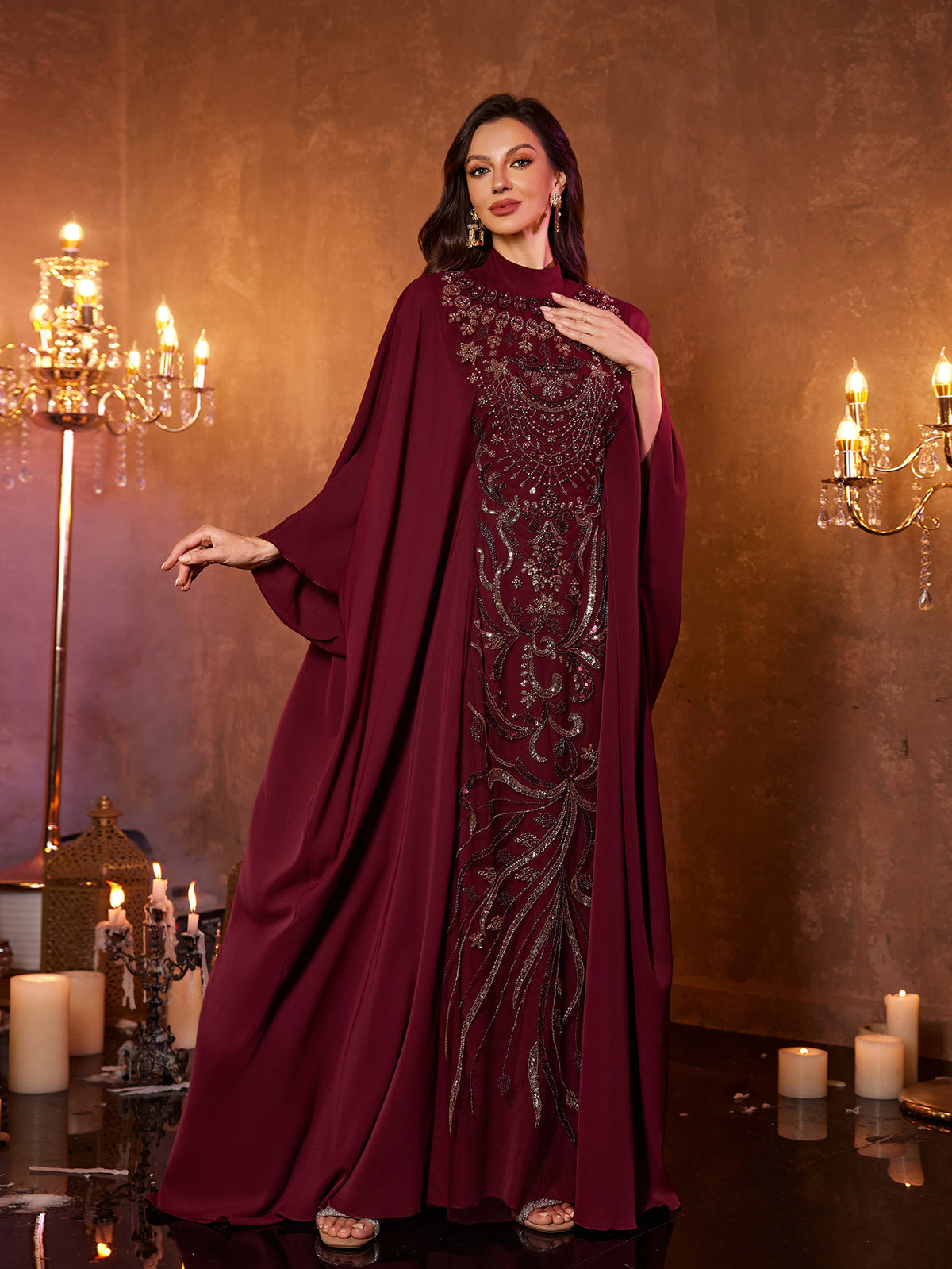 Royal Embroidered Luxury Abaya