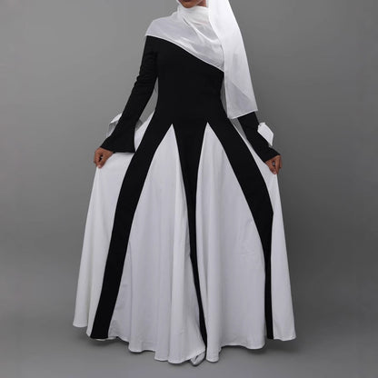 This abaya redefines modern modest fashion with its sleek design and elegant flow.